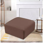Meridian Furniture, Pouf Arc in pelle vegana