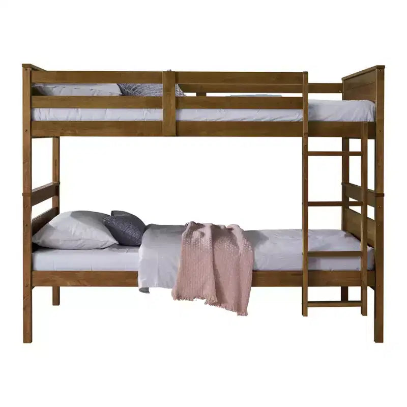 Home Design Exeter Letto a castello standard in legno massiccio, due letti singoli convertibili