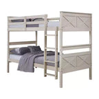 Home Design Exeter Letto a castello standard in legno massiccio, due letti singoli convertibili