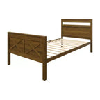 Home Design Exeter Letto a castello standard in legno massiccio, due letti singoli convertibili