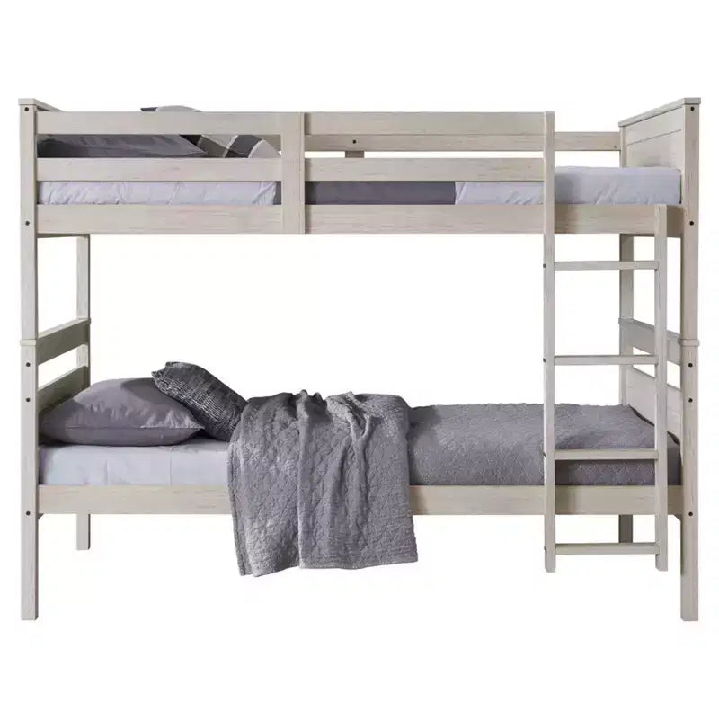 Home Design Exeter Letto a castello standard in legno massiccio, due letti singoli convertibili