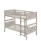 Home Design Exeter Letto a castello standard in legno massiccio, due letti singoli convertibili