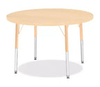 Jonti-Craft Elementary Height Maple Round Table (36 x 36)