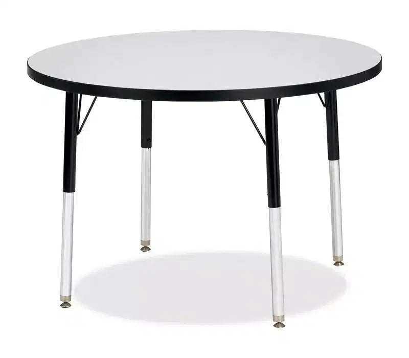 Jonti-Craft Berries Adult Height Color Edge Round Table (36 x 36) in Black