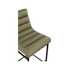 Meridian Furniture, Sgabello da bancone Burke in ecopelle verde