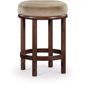 Meridian Furniture,Monette Beige Velvet Counter Stool