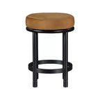 Meridian Furniture, Sgabello da bancone in velluto Monette Saddle