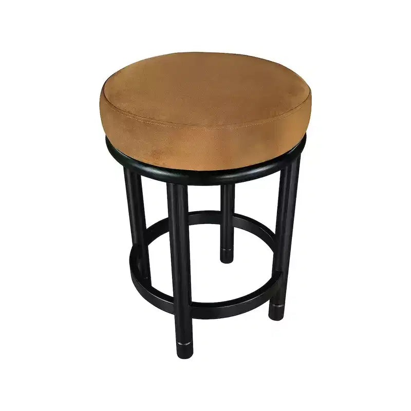 Meridian Furniture, Sgabello da bancone in velluto Monette Saddle