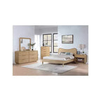 Meridian Furniture, Comodino Windsor in legno di gomma naturale
