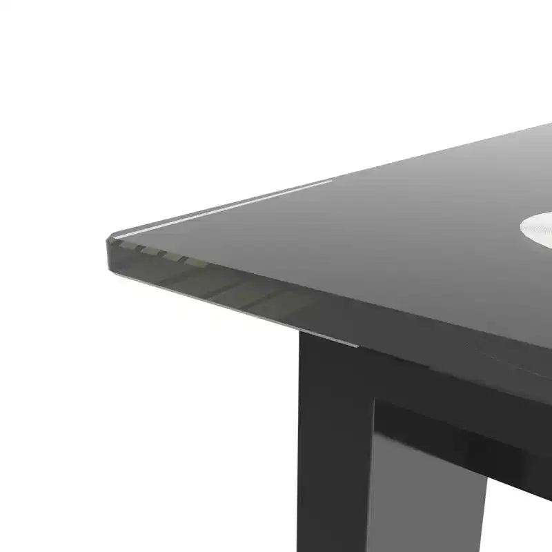 Okak Set di 4 Sedie da Pranzo in Stile Moderno, Comode Sedie Laterali da Cucina con Rivestimento in Pelle PU e Gambe Cromate Argento per Tavolo da Pranzo