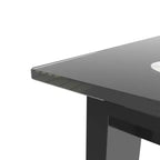 Okak Set di 4 Sedie da Pranzo in Stile Moderno, Comode Sedie Laterali da Cucina con Rivestimento in Pelle PU e Gambe Cromate Argento per Tavolo da Pranzo