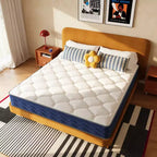 Materasso Ibrido Swedrea a Molle Insacchettate in Gel Memory Foam Rigido Certificato CertiPUR-US, OEKO-TEX, SGS, Bianco