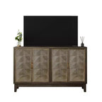 GDFStudio Gragas Madia Contenitore Vintage da 140 cm con 4 Ante e Ripiani Regolabili
