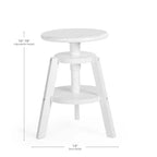 Sgabello regolabile in legno per tavolo da disegno Guidecraft - Sedia da disegno per bambini, 40-45 cm | Sgabello girevole per bambini per studio d'arte, seduta per aula