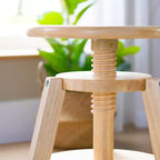 Sgabello regolabile in legno per tavolo da disegno Guidecraft - Sedia da disegno per bambini, 40-45 cm | Sgabello girevole per bambini per studio d'arte, seduta per aula