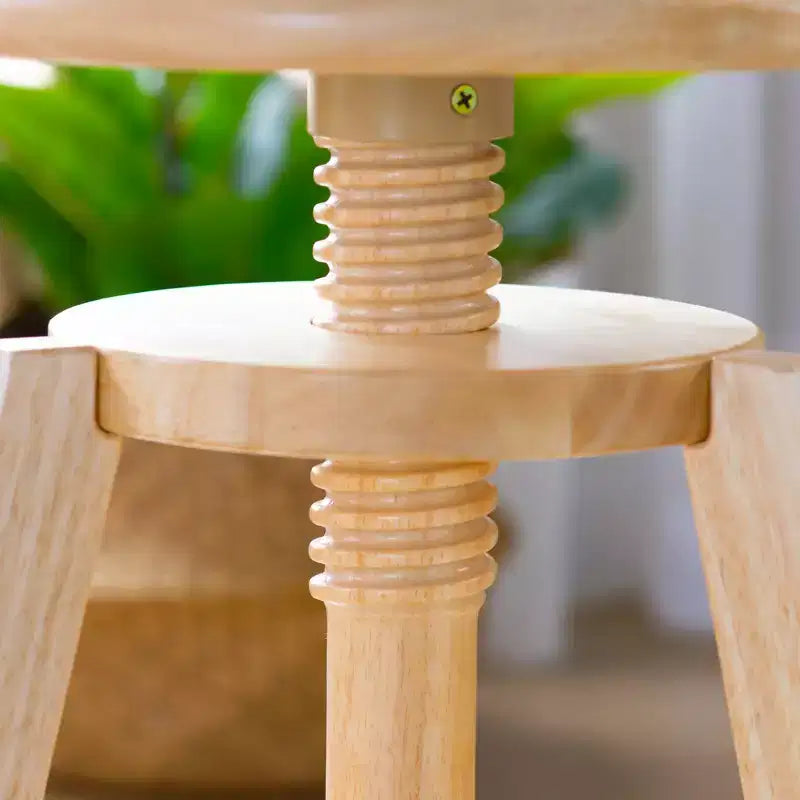Sgabello regolabile in legno per tavolo da disegno Guidecraft - Sedia da disegno per bambini, 40-45 cm | Sgabello girevole per bambini per studio d'arte, seduta per aula