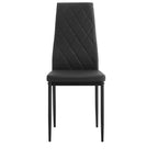 MAYEERTY Set di 4 Sedie da Pranzo in PU, a Forma di Diamante, Rivestite con Morbida Ecopelle