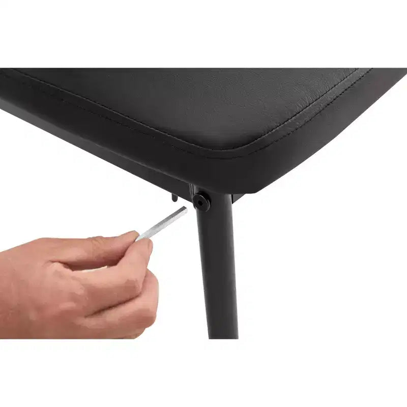 MAYEERTY Set di 4 Sedie da Pranzo in PU, a Forma di Diamante, Rivestite con Morbida Ecopelle