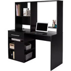 HomeStock Scrivania da ufficio per computer Pure Black Annexe