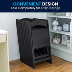 Flash Furniture Sedia Pieghevole per Bambini in Resina con Sedile Imbottito in Vinile