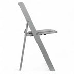 Flash Furniture Sedia Pieghevole per Bambini in Resina con Sedile Imbottito in Vinile