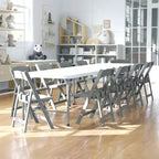 Flash Furniture Sedia Pieghevole per Bambini in Resina con Sedile Imbottito in Vinile