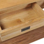 vidaXL Consolle Legno Massello di Teak Naturale Tavolino Consolle Standard
