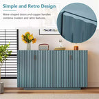 Credenza Whisen a 4 ante con ripiani regolabili