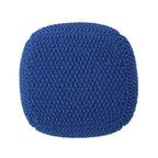 Christopher Knight Home Pim Pouf Quadrato Moderno in Maglia di Cotone