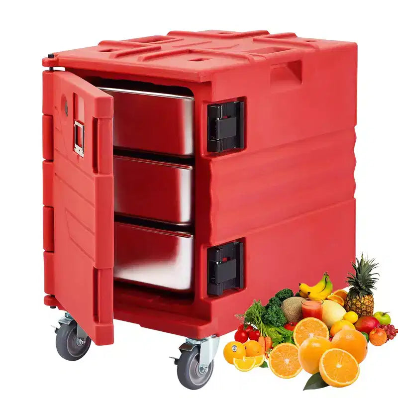 Scaldavivande Catering Premium - Contenitore termico caldo/freddo per 6 teglie GN standard con ruote robuste