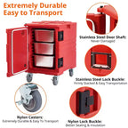 Scaldavivande Catering Premium - Contenitore termico caldo/freddo per 6 teglie GN standard con ruote robuste