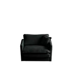 Set Divano a 3 Pezzi con Braccioli e Cuscini Decorativi Il Set Include 2 Poltrone e Un Divano a 2 Posti in Ciniglia Verde