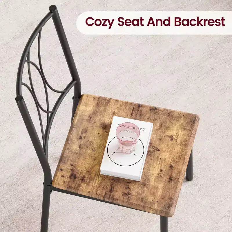 Set tavolo da pranzo per 2 con sedie imbottite, tavolo da cucina da 3 pezzi e sedie imbottite, set di mobili da sala da pranzo per appartamento con cucina