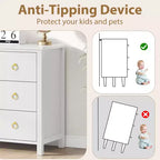 Comò moderno ampio con cassetti, cassettiera in legno indipendente per camera da letto, cameretta, soggiorno, bianco