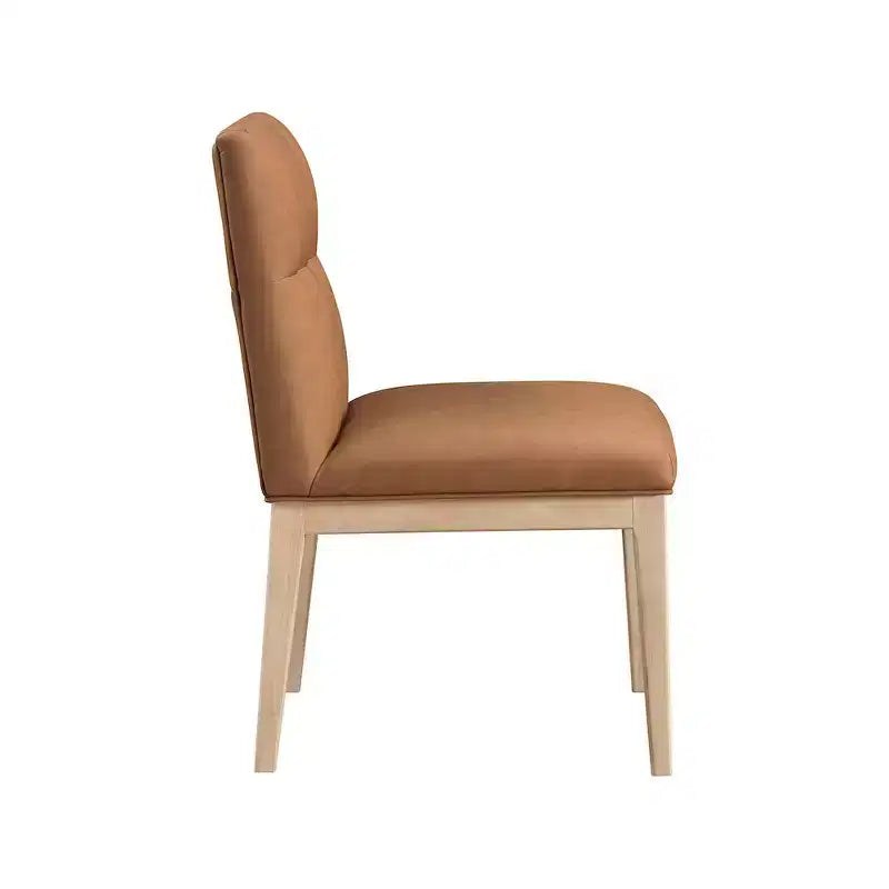 Meridian Furniture, sedia da pranzo Adrian in pelle vegana, set da 2
