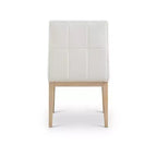 Meridian Furniture, sedia da pranzo Adrian in pelle vegana, set da 2
