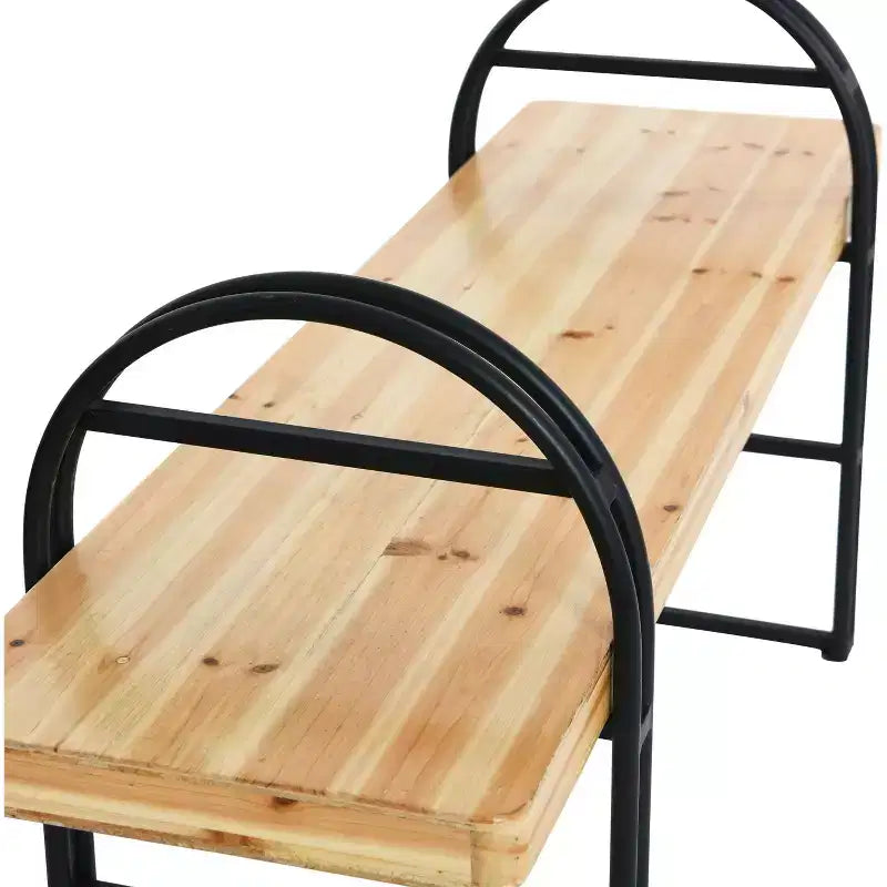 Panca Eitri in legno e metallo