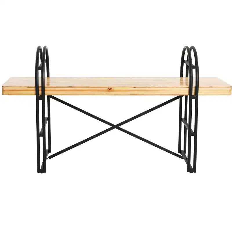 Panca Eitri in legno e metallo