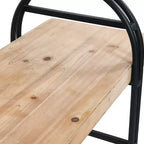 Panca Eitri in legno e metallo