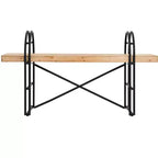 Panca Eitri in legno e metallo
