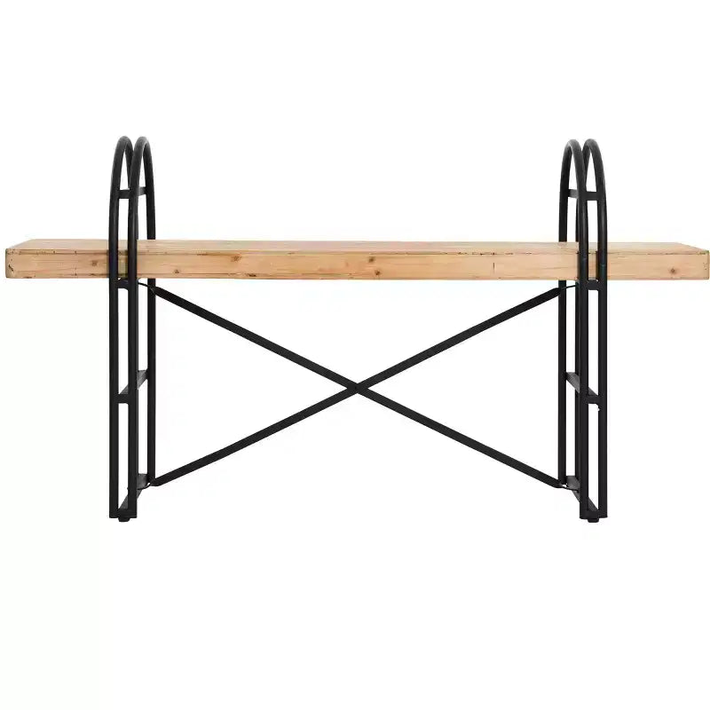 Panca Eitri in legno e metallo