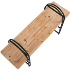 Panca Eitri in legno e metallo