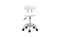 34 Swivel Bar Stool - 360 Rotating Chrome Stool with PU Leather Seat for Salon, Kitchen & Home Deco