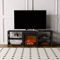 HOMLUX Fireplace TV Stand for up to 75 TV with Storage Shelves