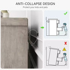 Comò per Camera da Letto con 6 Cassetti, Cassettiera Alta 45 con Spazio Contenitivo, Cassettiera Grande per Armadio, Mobile Contenitore in Legno per Ingresso
