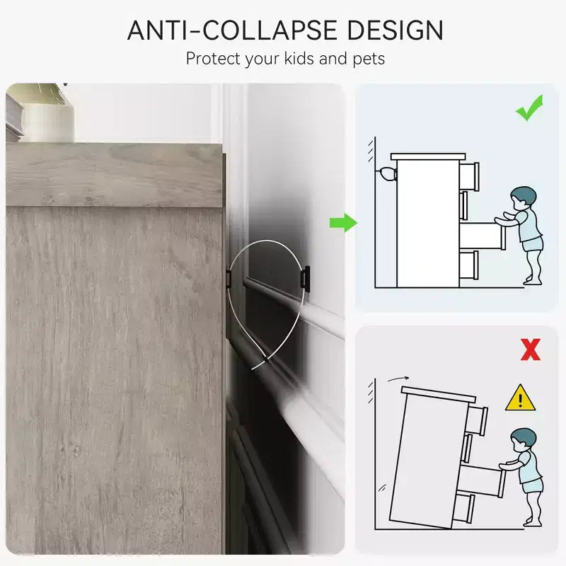 Comò per Camera da Letto con 6 Cassetti, Cassettiera Alta 45 con Spazio Contenitivo, Cassettiera Grande per Armadio, Mobile Contenitore in Legno per Ingresso