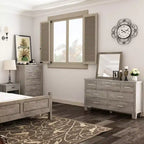 Comò per Camera da Letto con 6 Cassetti, Cassettiera Alta 45 con Spazio Contenitivo, Cassettiera Grande per Armadio, Mobile Contenitore in Legno per Ingresso