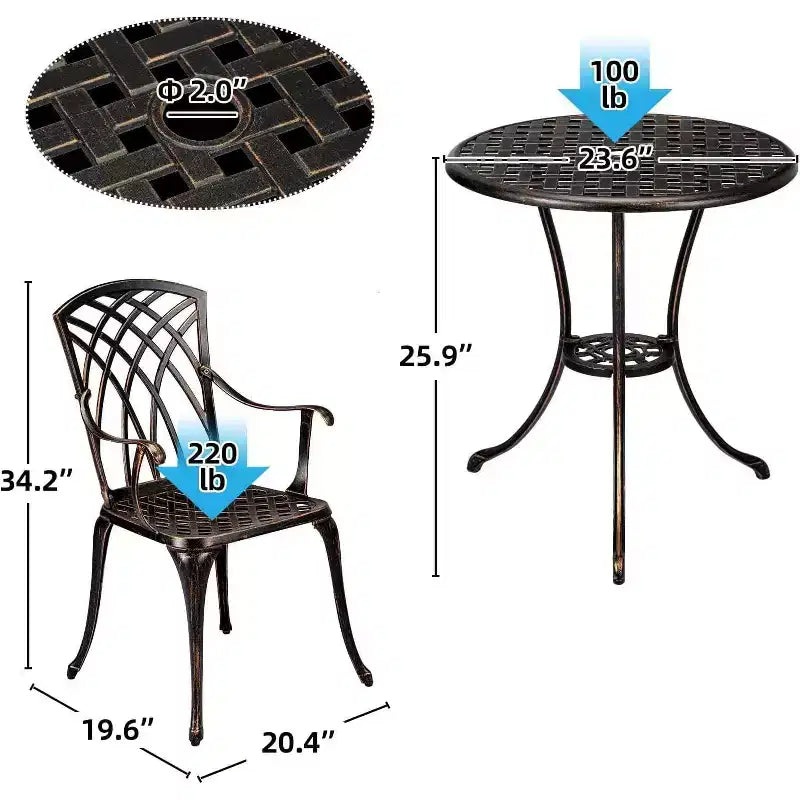 Acekool Tavolo da pranzo rotondo 47 per 4-6 persone - Tavolo da cucina in legno per famiglie con piedini regolabili