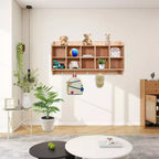 Acekool Guardaroba per Bambini con Scomparti, Organizer Portaoggetti con Ganci, Cesti e Rotelle per Scuola, Ingresso, Mudroom, 5 Sezioni+15 Scomparti