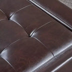 Panca Pouf Contenitore Imbottita Capitonnè Contemporanea Nadia Christopher Knight Home